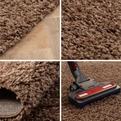 Basic Shaggy vloerkleed Caramel Hoogpolig - 160x230 CM