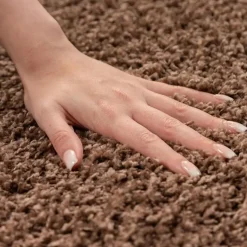 Basic Shaggy vloerkleed Caramel Hoogpolig - 200x290 CM