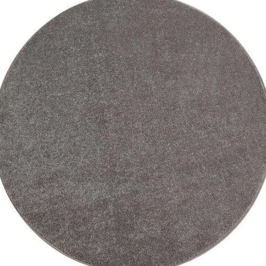 Basics Effen Rond Vloerkleed Beige Laagpolig - 200 CM ROND