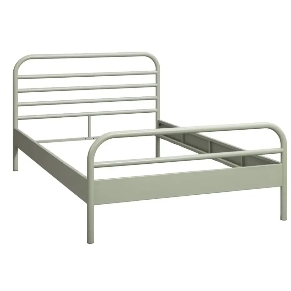 Bed Jada metaal - groen - 90x200 cm