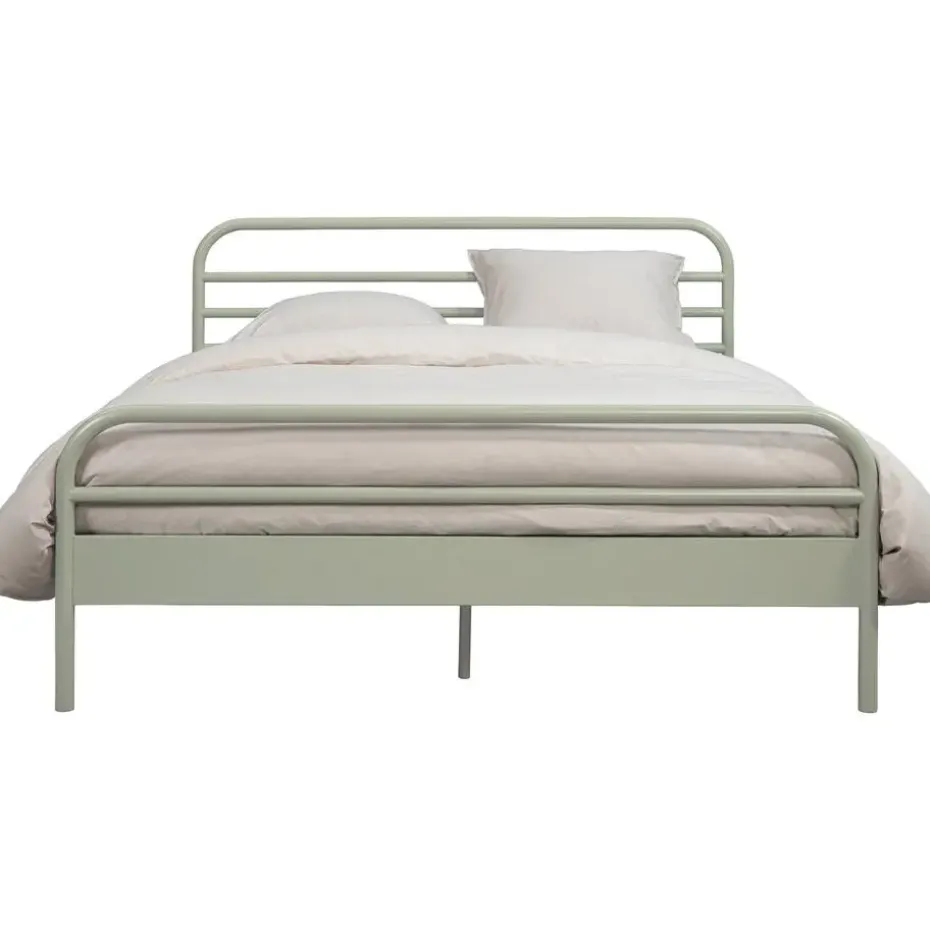 Bed Jada metaal - groen - 160x200 cm