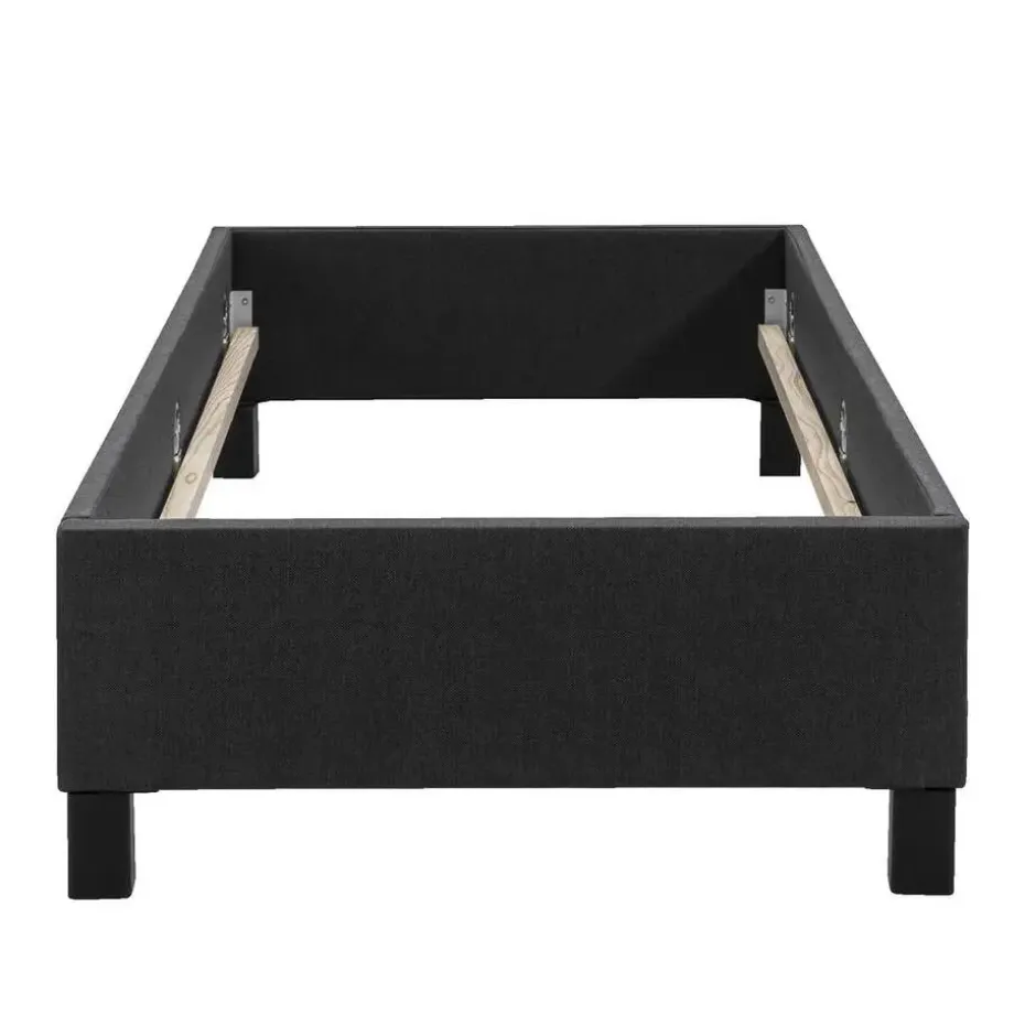Bed Lena - antraciet - 90x200 cm