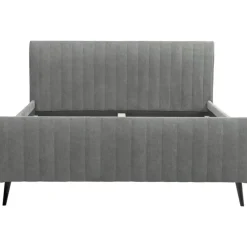 Bed Lieke - grijs/groen - 160x200 cm