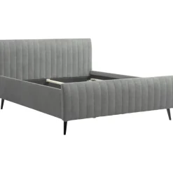 Bed Lieke - grijs/groen - 180x200 cm
