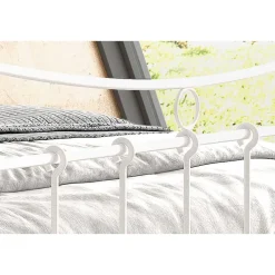 Bed Liza 140x200 met lattenbodem - wit