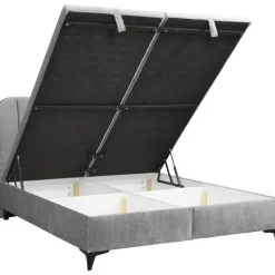 Bed Lizz met opbergruimte - grijs - 140x200 cm
