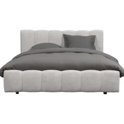 Bed Maudy - lichtgrijs - 160x200 cm