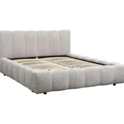 Bed Maudy - lichtgrijs - 160x200 cm