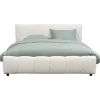 Bed Maudy met opbergruimte - ecru - 180x200 cm