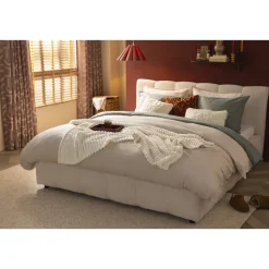 Bed Maudy met opbergruimte - ecru - 160x200 cm