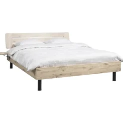 Bed Nova - eikenkleur - 140x200 cm