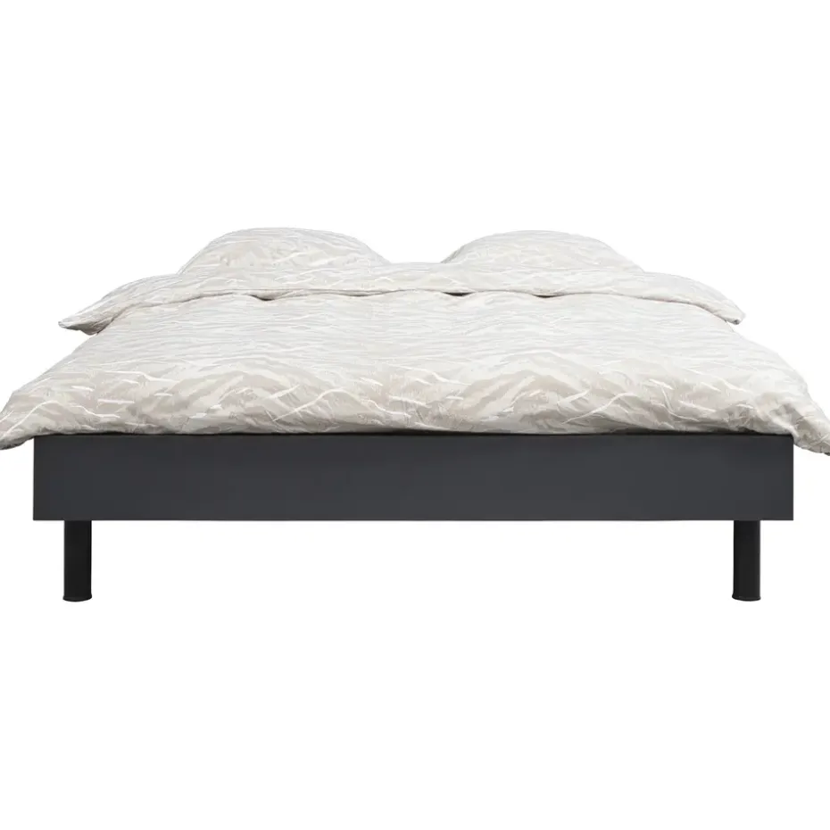 Bed Nova - grafietkleur - 160x200 cm