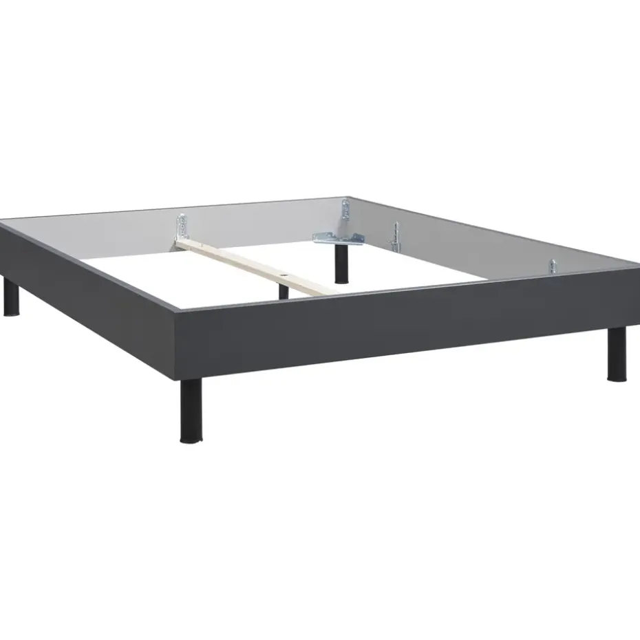 Bed Nova - grafietkleur - 160x200 cm