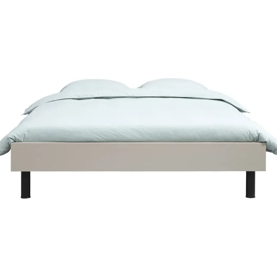 Bed Nova - kiezelkleur - 160x200 cm
