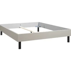 Bed Nova - kiezelkleur - 140x200 cm