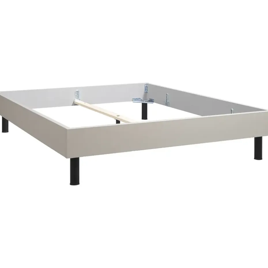Bed Nova - kiezelkleur - 180x200 cm