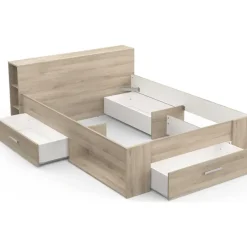 Bed Polly 140 x 200 cm-Kronberg eik