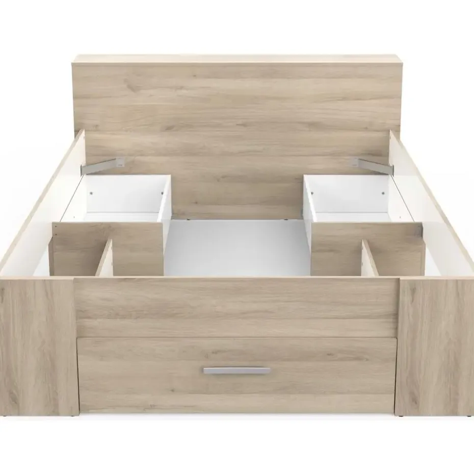 Bed Polly 140 x 200 cm-Kronberg eik