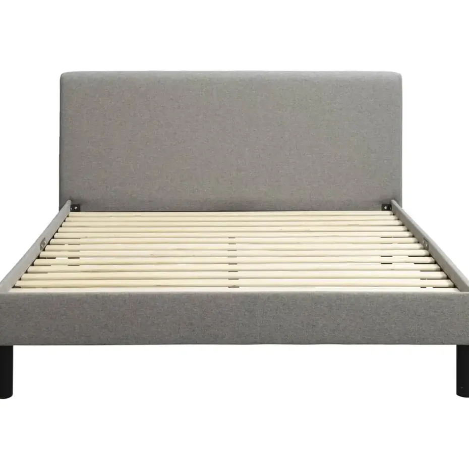 Bed Stijn - grijs - 160x200 cm