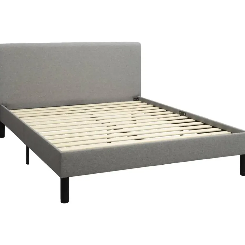 Bed Stijn - grijs - 160x200 cm