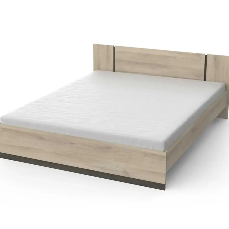 Bed Waylon 160 x 200 cm-Kronberg eik/Waterford eik