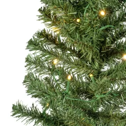 Bellatio Decorations Kunst kerstboom - H75 cm - met verlichting