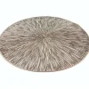 Bellatio design Placemats - 6 stuks - geponst - goudkleurig - 38 cm