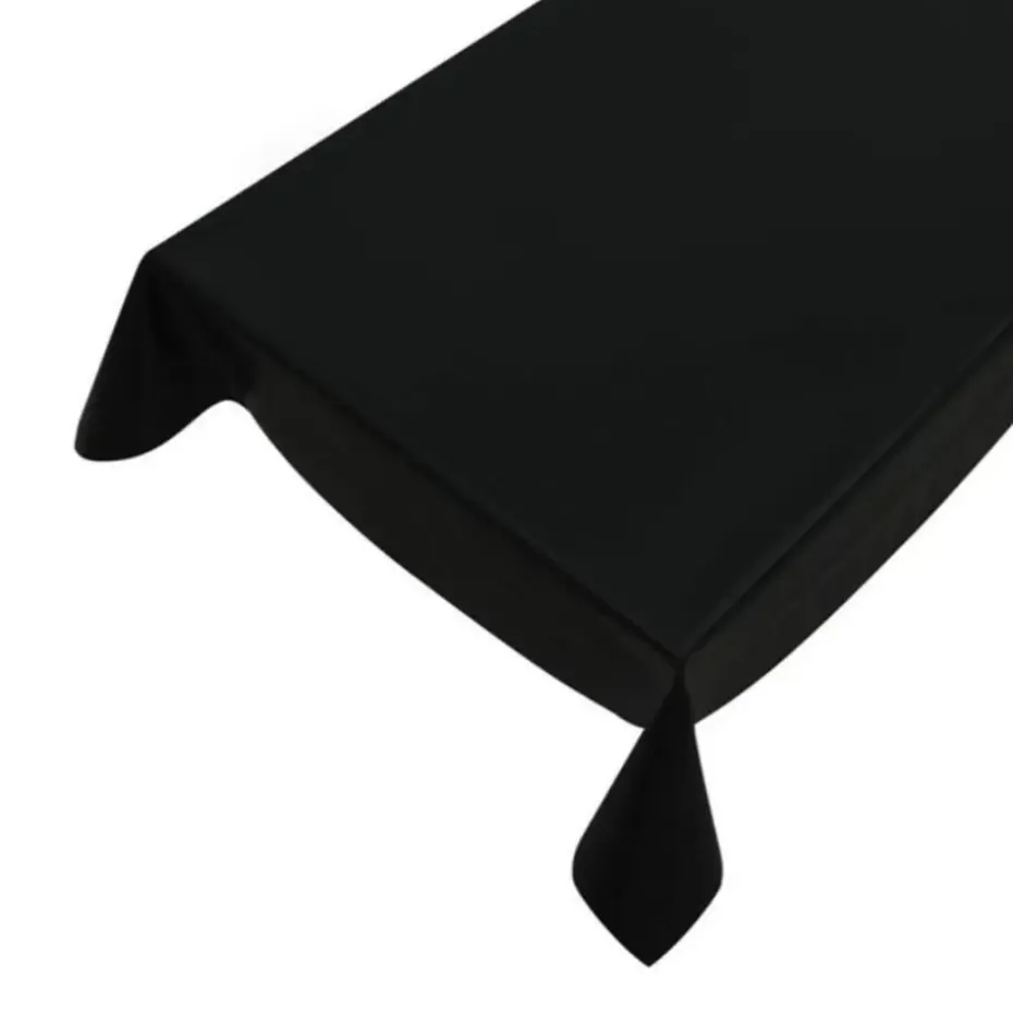 Bellatio design Tafelzeil - zwart - 140 x 245 cm