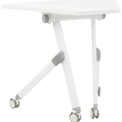 BENDI - Bureau inklapbaar - Wit - 90 x 64 cm - Metaal