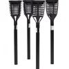 Benson Tuinfakkels - 4x stuks - solar - vlameffect - 41 cm