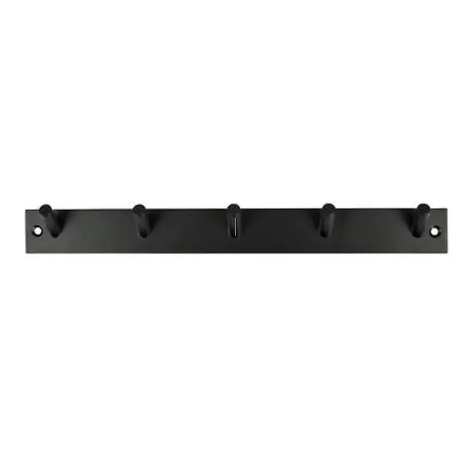 Benson Wand kapstok - 5 haken - RVS - 32 cm - ruimtebesparend