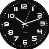 Benson Wandklok - zwart - D30 cm - modern design - stijlvol