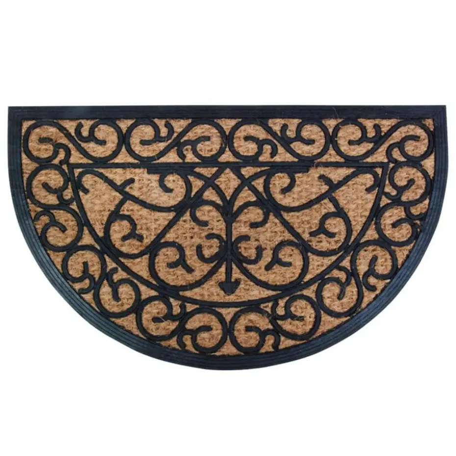 Best for Boots Deurmat - halfrond - kokos en rubber - 75 x 45 cm