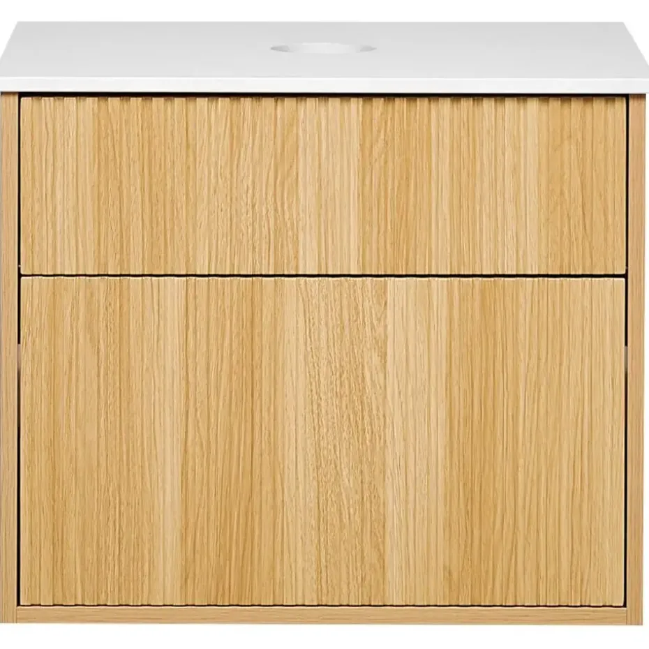 BEXTI - Badkamermeubel - Lichtbruin - 60 x 52 cm - Hout