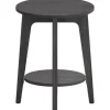 Bijzettafel - Nachtkastje - Kleine Salontafel - Zwart - 50x40x40 cm - Banktafel