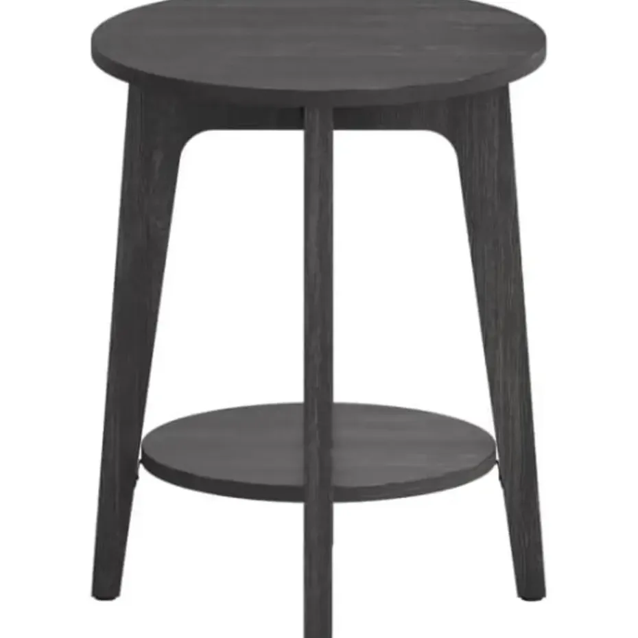 Bijzettafel - Nachtkastje - Kleine Salontafel - Zwart - 50x40x40 cm - Banktafel