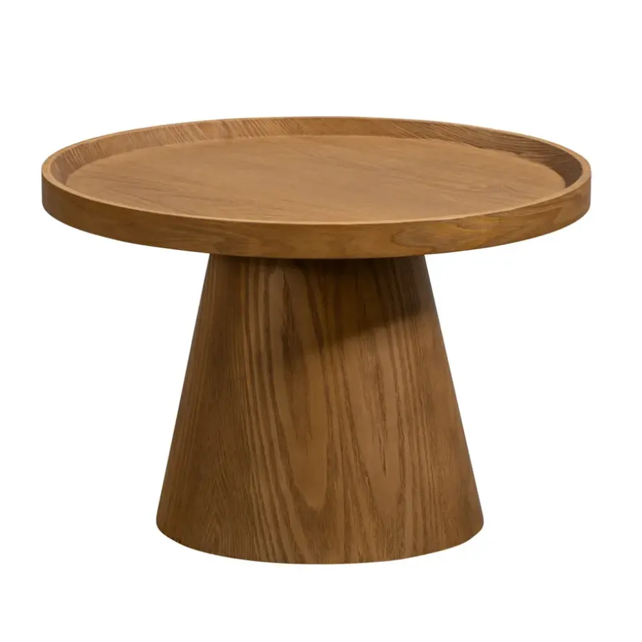 Bijzettafel Donna - naturel - Ø50x33 cm