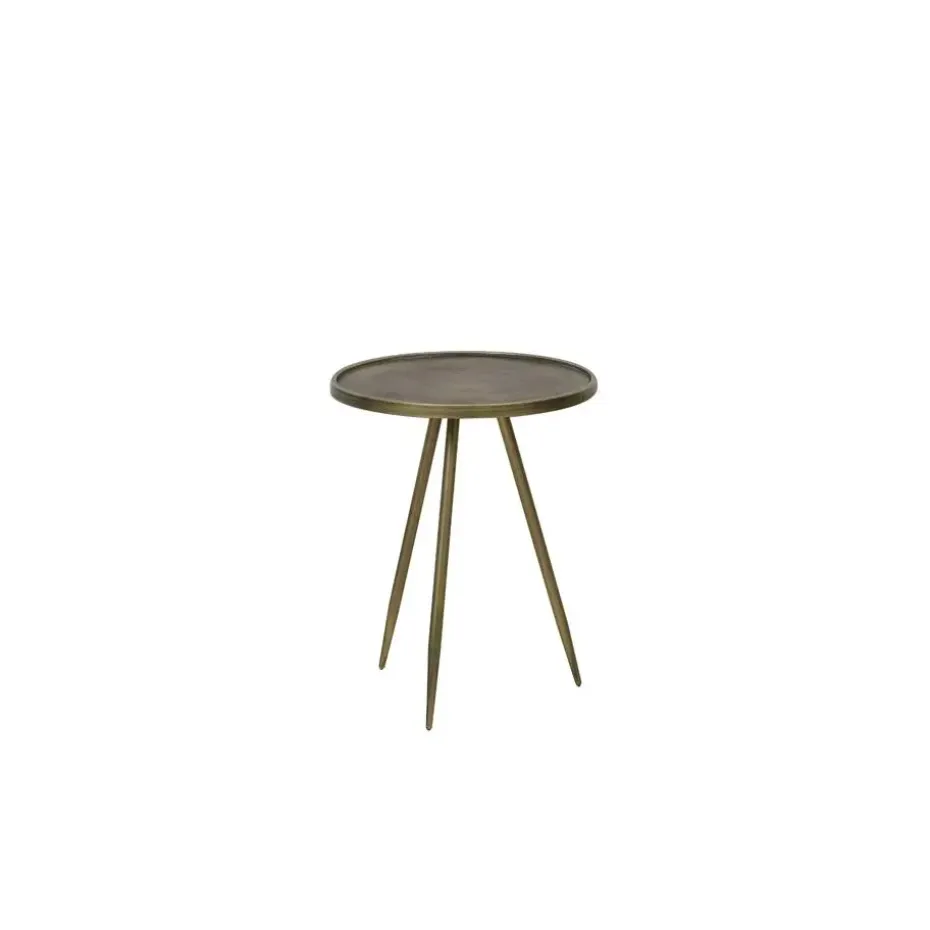 Bijzettafel Envira - Antiek Goud - Ø39,5cm