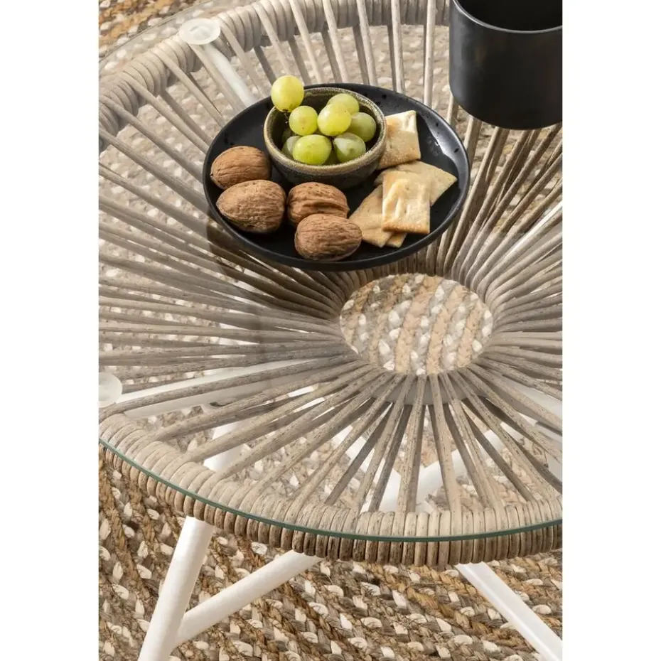 Bijzettafel Grand - zand - 36xØ60 cm