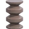 Bijzettafel Madrid - taupe - 49xØ31 cm