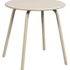 Bijzettafel Montreal - zand/metaal - 45xØ45 cm