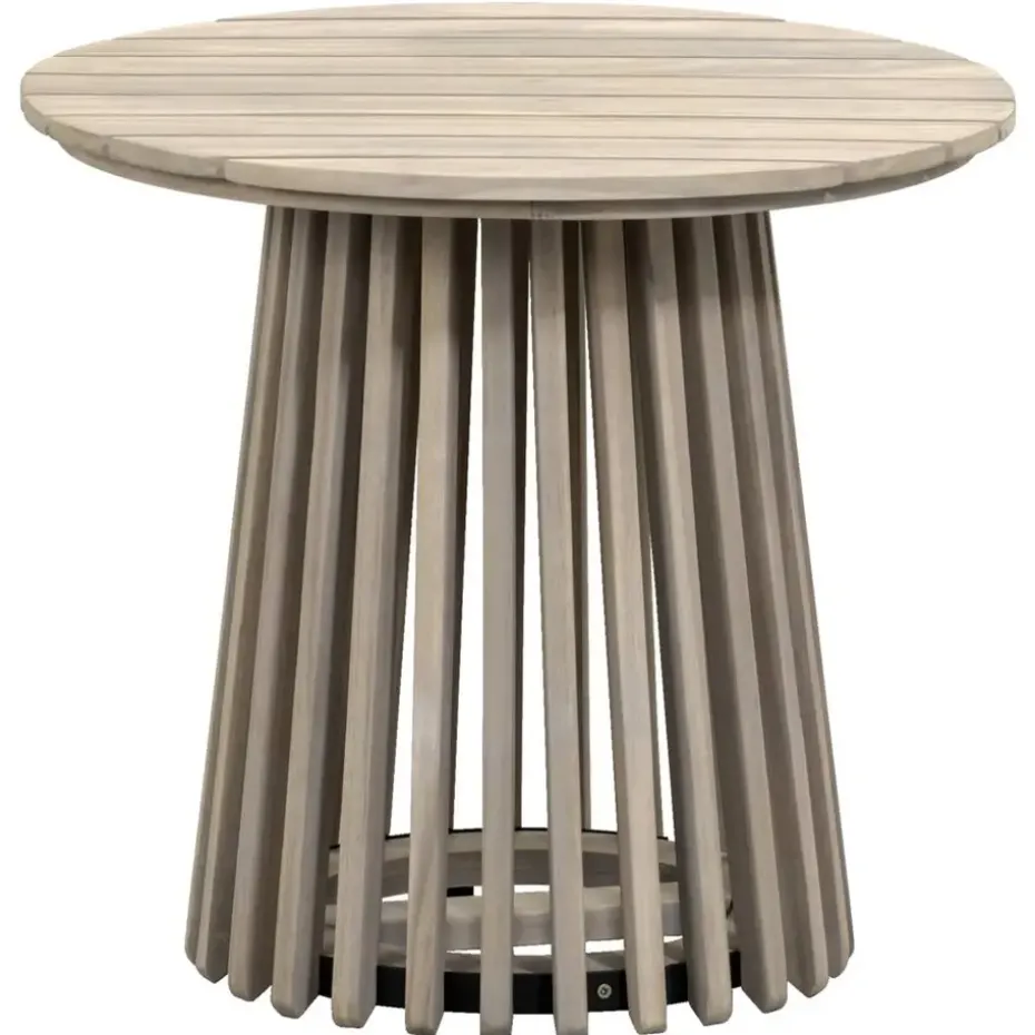 Bijzettafel Saône - acacia - 45xØ50 cm