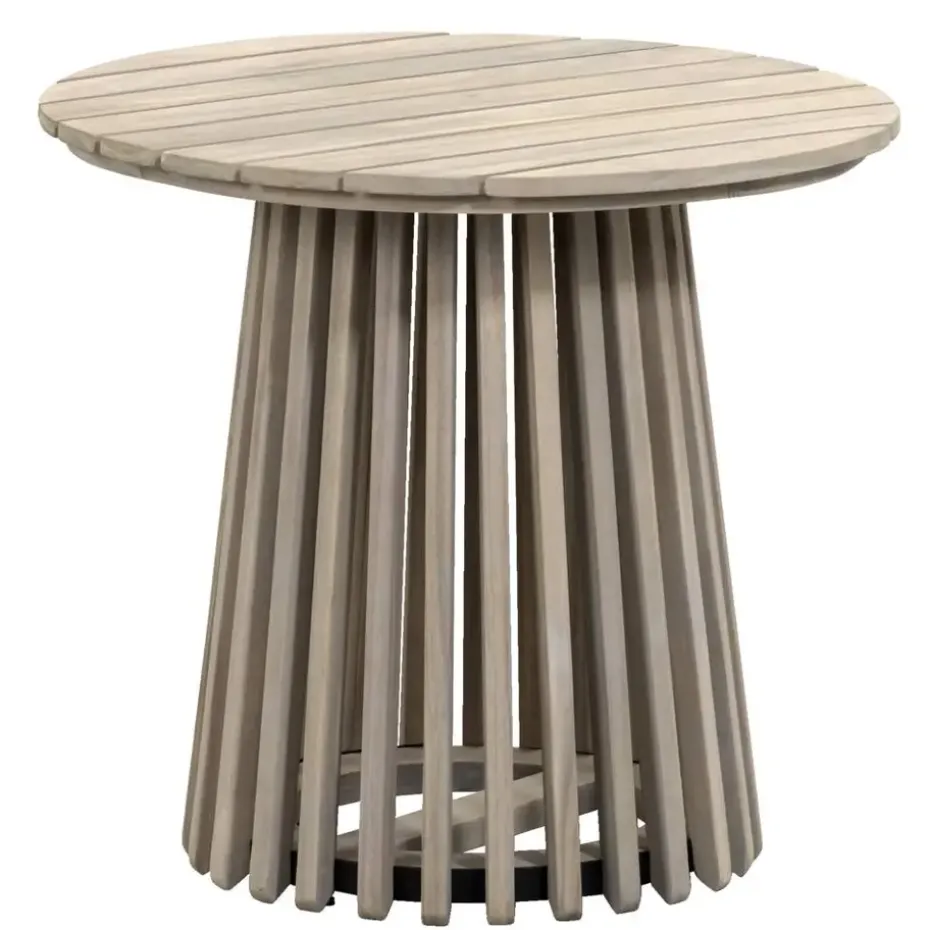 Bijzettafel Saône - acacia - 45xØ50 cm