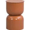 Bijzettafel Sevilla - oranje - 46,5xØ31 cm
