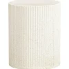 Bijzettafel Zamora - beige - 48xØ40 cm