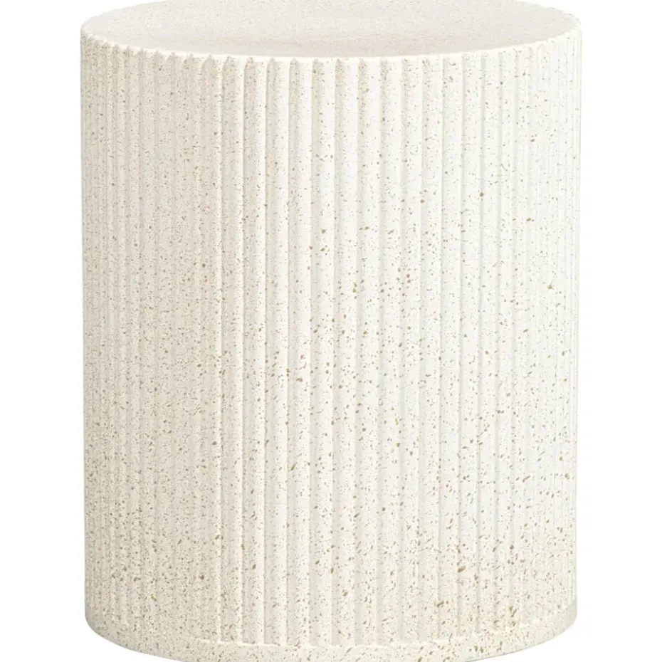 Bijzettafel Zamora - beige - 48xØ40 cm