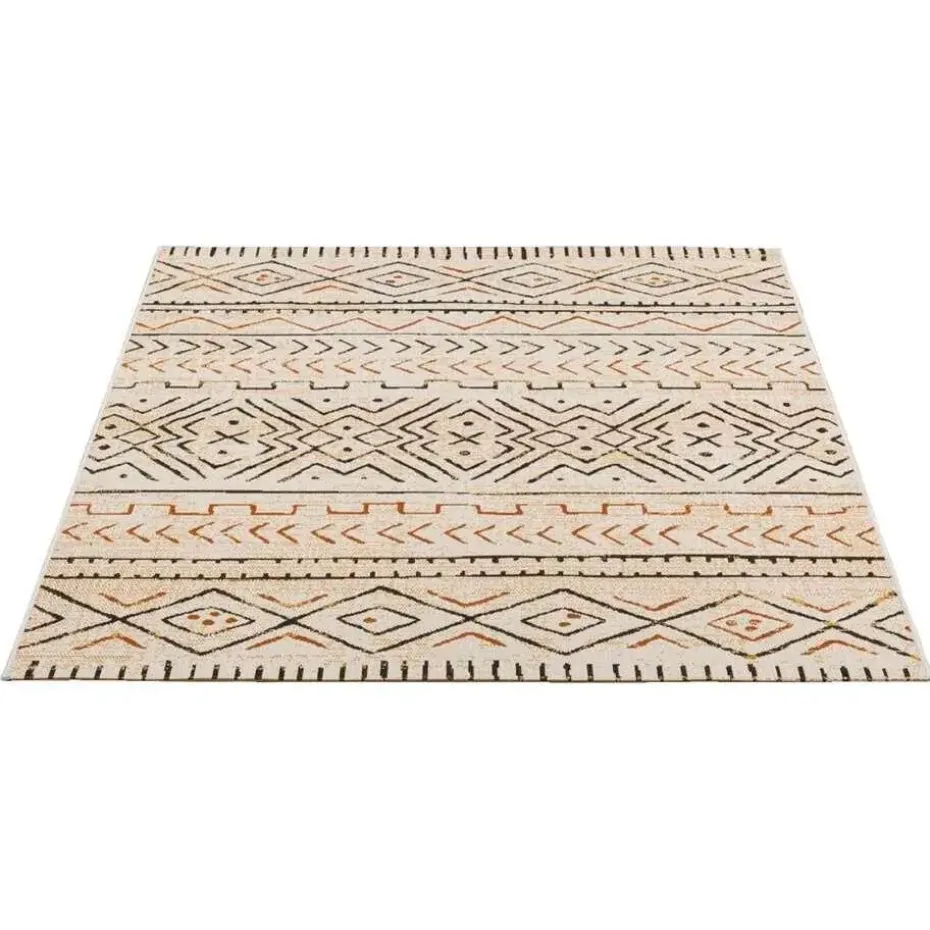 Binnen/buitenvloerkleed Star - beige - 160x230 cm