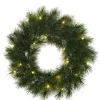 Black Box Trees Glendon Kerstkrans met LED Verlichting - Ø60cm - Groen
