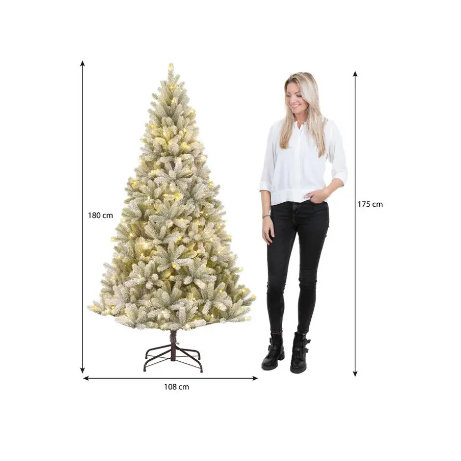 Black Box Trees Nagoya Kunstkerstboom met Verlichting - H180 x Ø108 cm