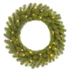 Black Box Trees Nigata Kerstkrans met LED Verlichting - Ø60 cm - Groen